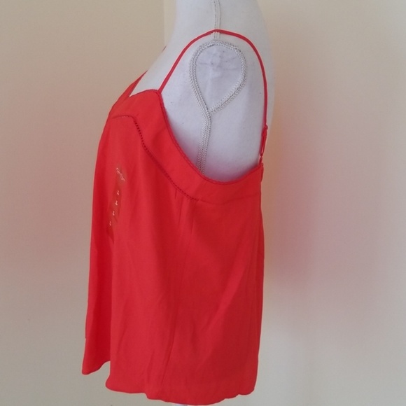 NWT! JESSICA SIMPSON Poppy Red Tank Size L Top - Picture 3 of 8